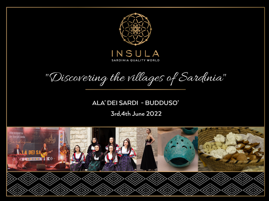 "Discovering the villages of Sardinia" - Insula takes you on a Journey through  the Villages of Alà dei Sardi and Buddusò - 3rd, 4th June 2022