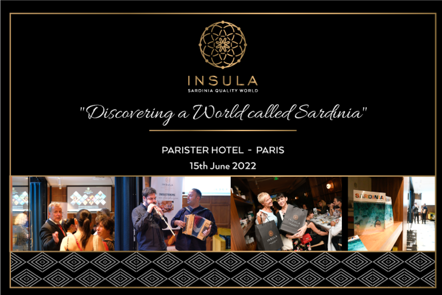 Event "Discovering a World called Sardinia" 15th June - Hotel Parister - Paris