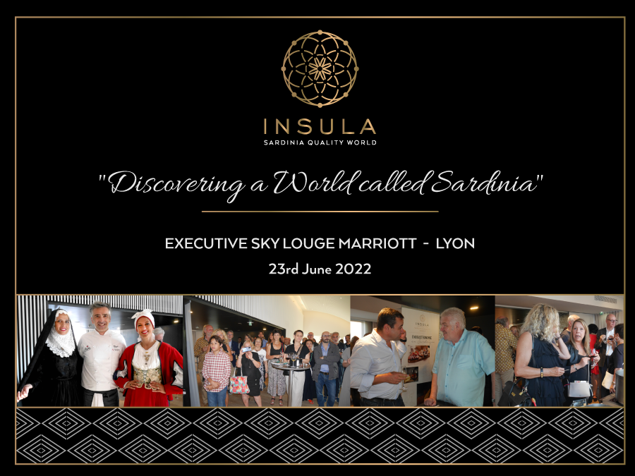 Event "Discovering a World called Sardinia" Executive Sky Lounge Marriot - Lyon - 23rd June 2022