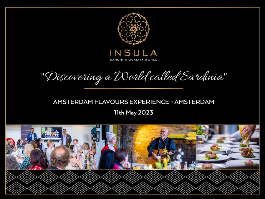 Event - Discovering a World called Sardinia"-  Event Hub "Amsterdam Flavours Experience  Amsterdam - 11th May 2023