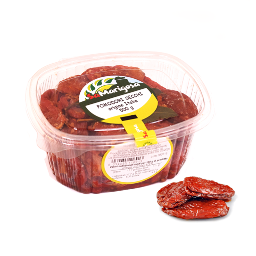 Picture of Dried tomatoes in salt 500g jar