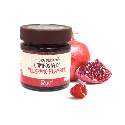 Picture of POMEGRANATE AND RASPBERRIES JAM gr. 260 - RAU SARDO&DOLCE 