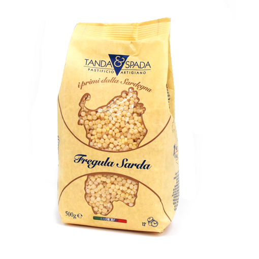 Immagine di FREGULA SARDA TRADIZIONALE gr. 500 - Pasta di semola di grano duro - TANDA&SPADA Spesa Solidale